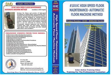American Training Videos Custodial Series 1010C High Speed Floor Maintenance- Automatic Methods